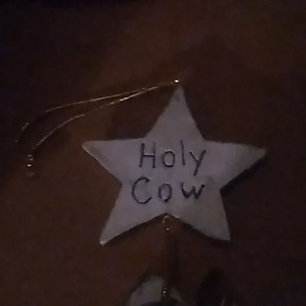 Holy Cow Christmas Ornament